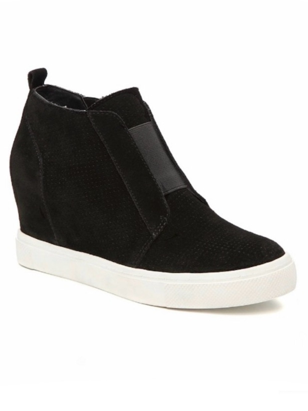 Steve Madden Black Wavery Wedge Sneakers Size 10 Women’s Fashion Sneakers
